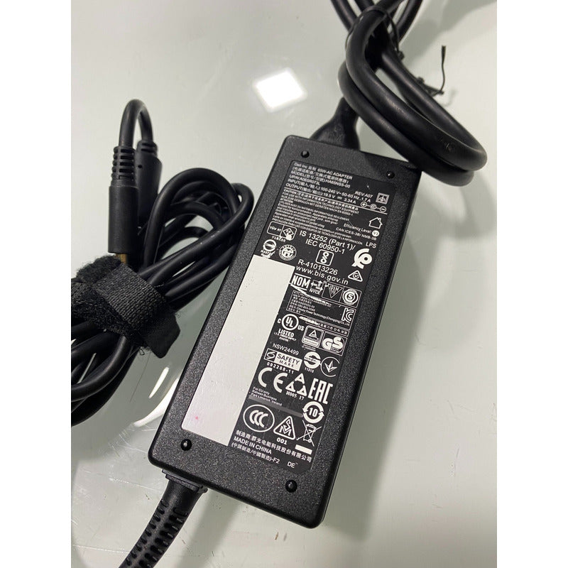Cargador Punta Delgada Dell Ha65ns5-00 65w 100-240v Portátil